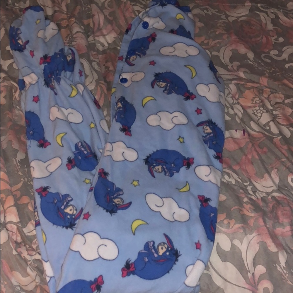 Eeyore One Piece Footed Women’s PJs